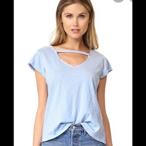 LNA vintage blue maya tee